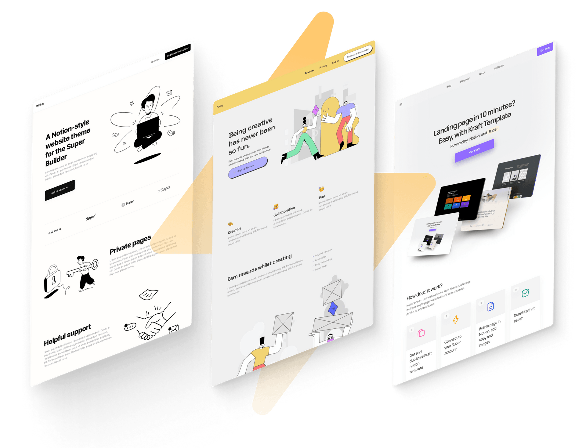 How to create a sales landing page website with Notion and Super