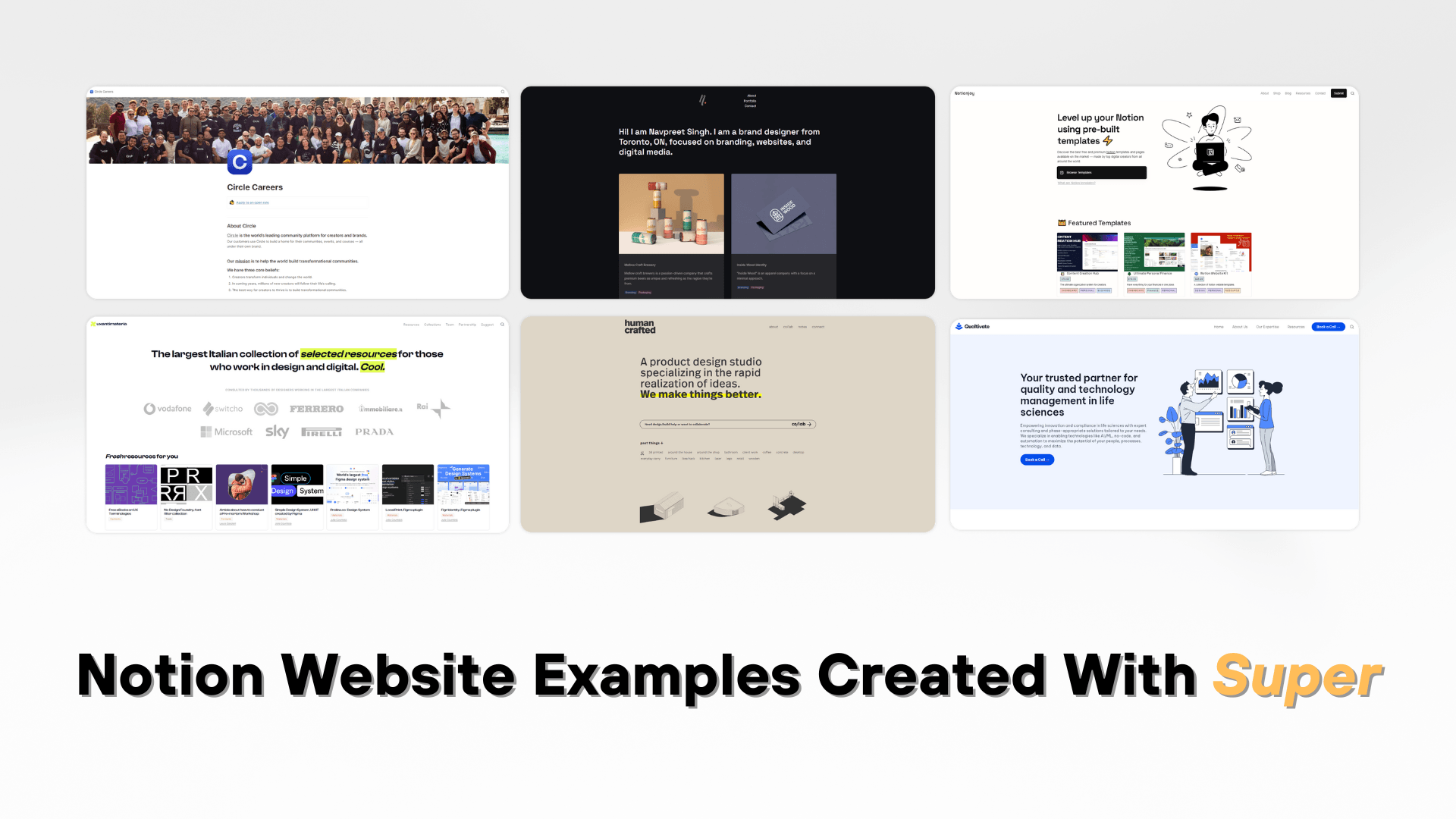 The 17 Best Notion Website Examples Created With Super